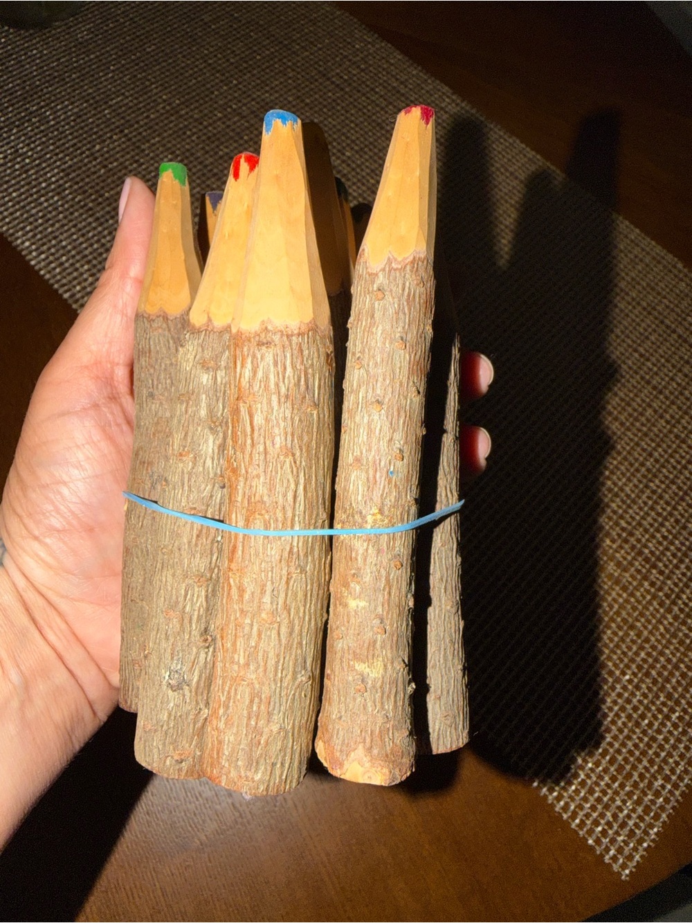 Rustic Log Colored Pencil Set - Multicolor - Picture 4 of 5